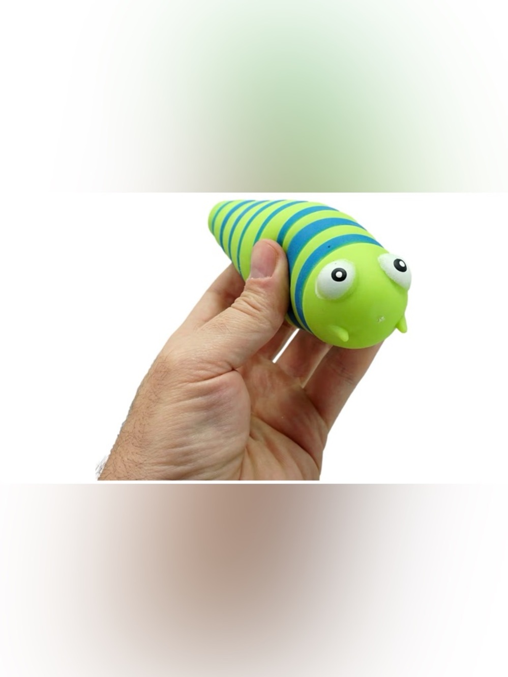 JARU Squeezy Carerpillar - Single - Random Color - No Cancels
